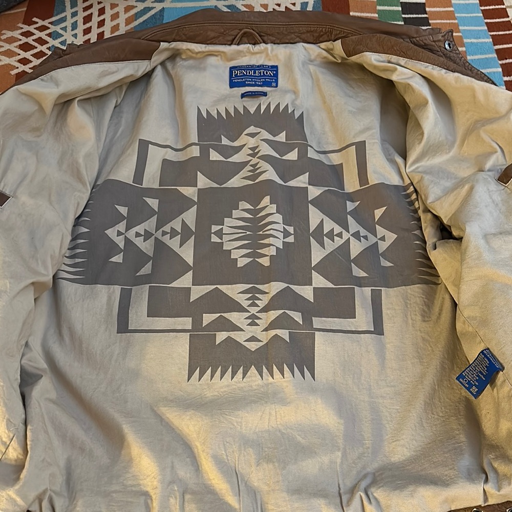 Pendleton Brown Leather Jacket - image 4